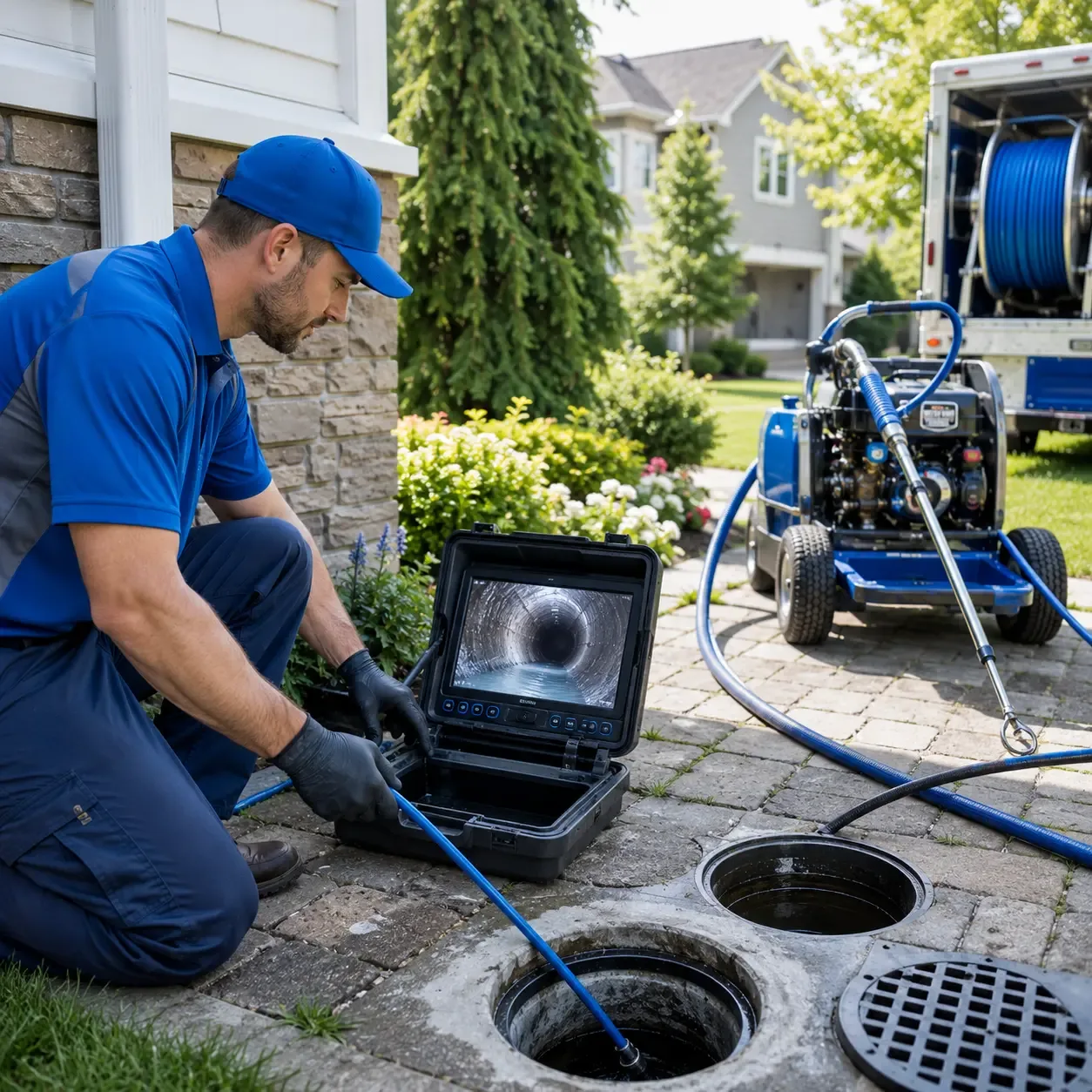 Outdoor drain cleaning professionals serving Coldwater, KS