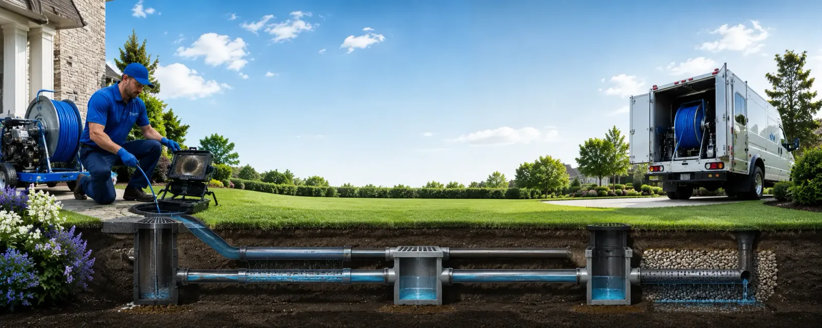 Outdoor drain cleaning information for Coldwater, KS